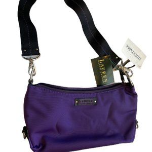 Ralph Lauren Purple Sm. Handbag Adjust. Strap NWOT